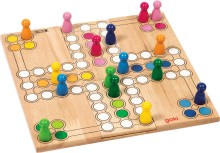 Kinder-Brettspiel-Ludo-Lernspiel-56914-2in1, Früherziehung, Frühförderung, Kindergarten, Kinddertagesstätte, Kita